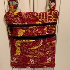 Resurrection Messenger Handbag  Beautiful Handbag - Multicolor Red Yellow